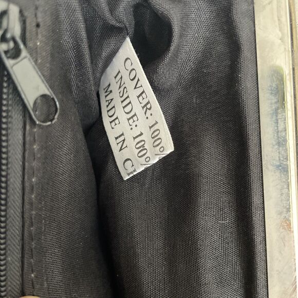 Leopard Cheetah Print Vinyl Clutch Wallet Double Kisslock & Magnetic Purse Retro - Picture 10 of 16